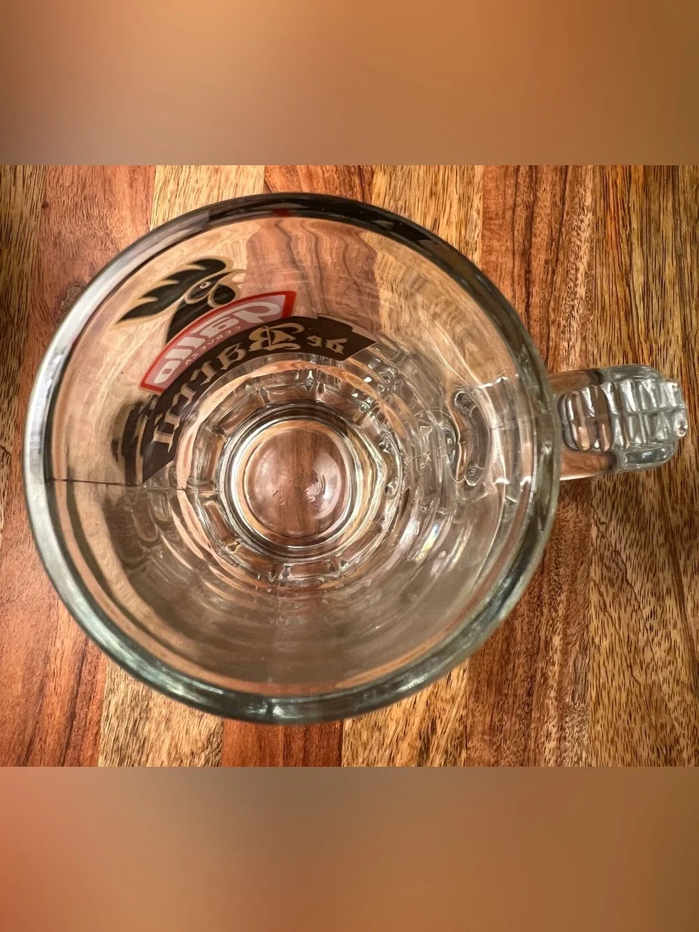 Cerveza Gallo de Barril Heavy Glass Beer Mug Stein